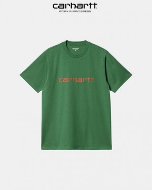 Carhartt Wip Script T-Shirt Bonsai | SE0001042