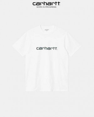 Carhartt Wip Script T-Shirt Vita | SE0001046