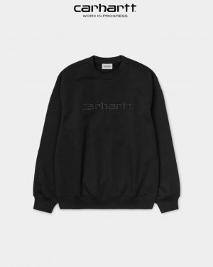 Carhartt Wip Sweatshirt Svarta Svarta | SE0000247