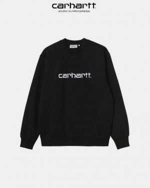 Carhartt Wip Sweatshirt Svarta Vita | SE0000250