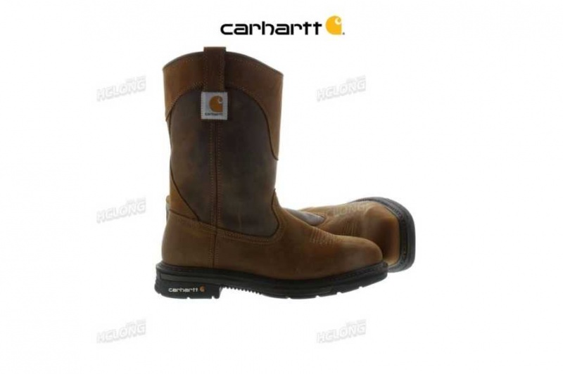 Carhartt 11-Inch Square Steel Tå Wellington Boot Bruna | SE0002050