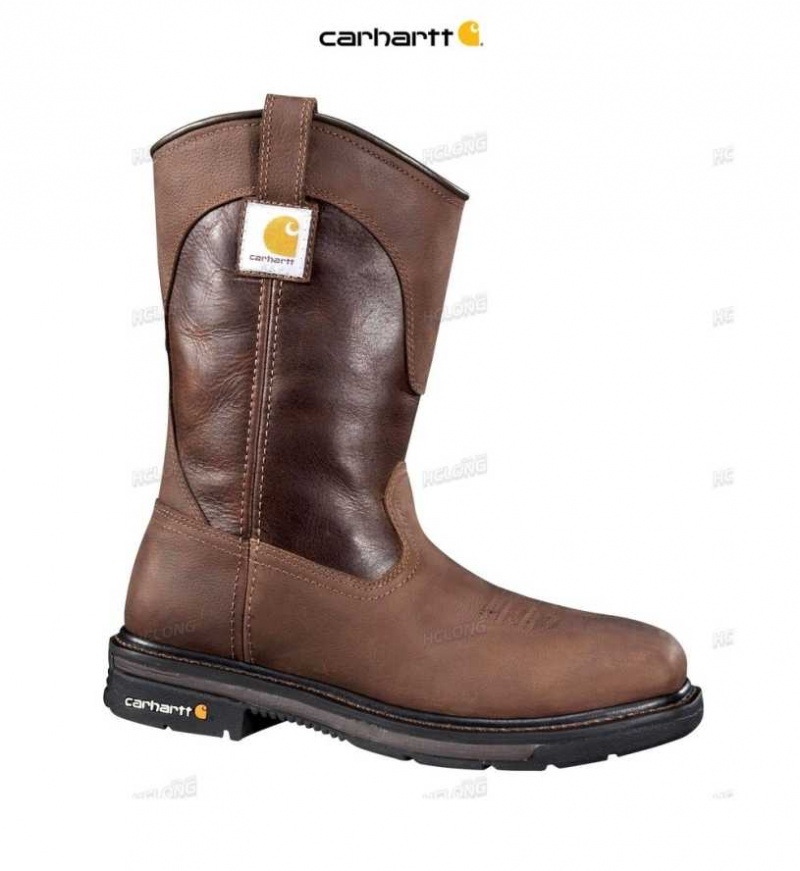 Carhartt 11-Inch Square Steel Tå Wellington Boot Bruna | SE0002050