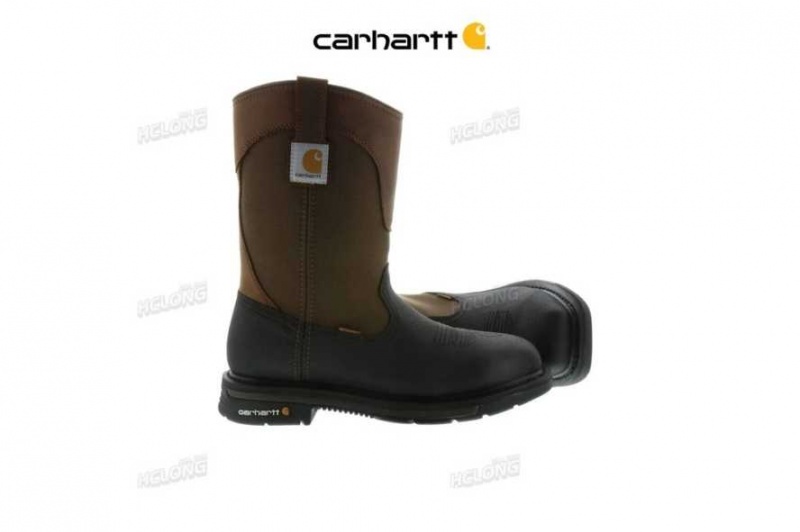 Carhartt 11-Inch Square Steel Tå Wellington Boot Bruna | SE0002051