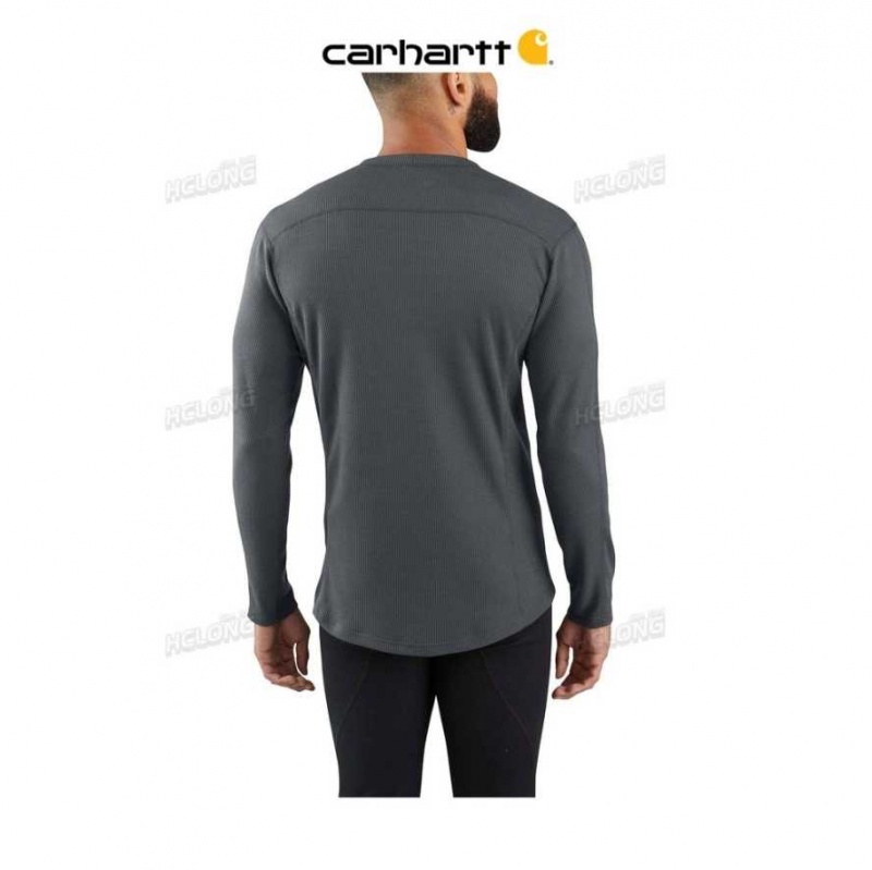 Carhartt Base Force Midweight Klassiska Crew Shadow | SE0001330