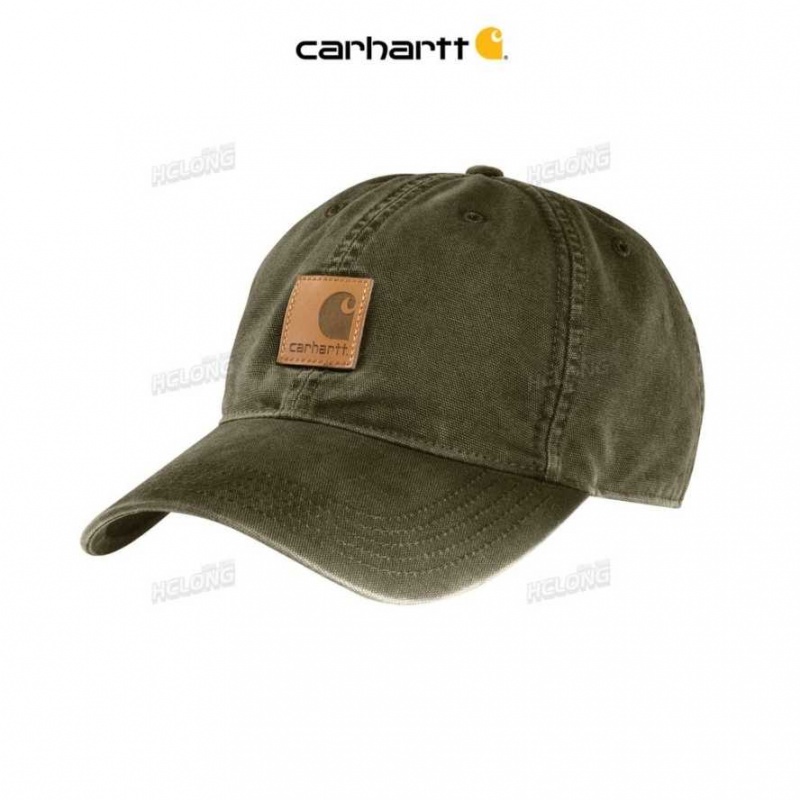 Carhartt Canvas Cap Gröna | SE0002366