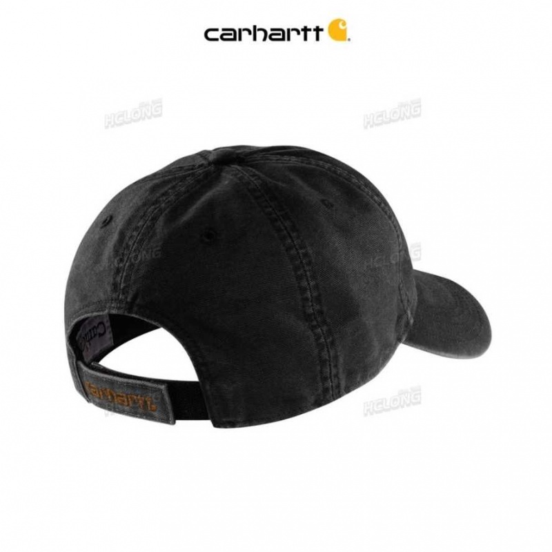 Carhartt Canvas Cap Svarta | SE0002362