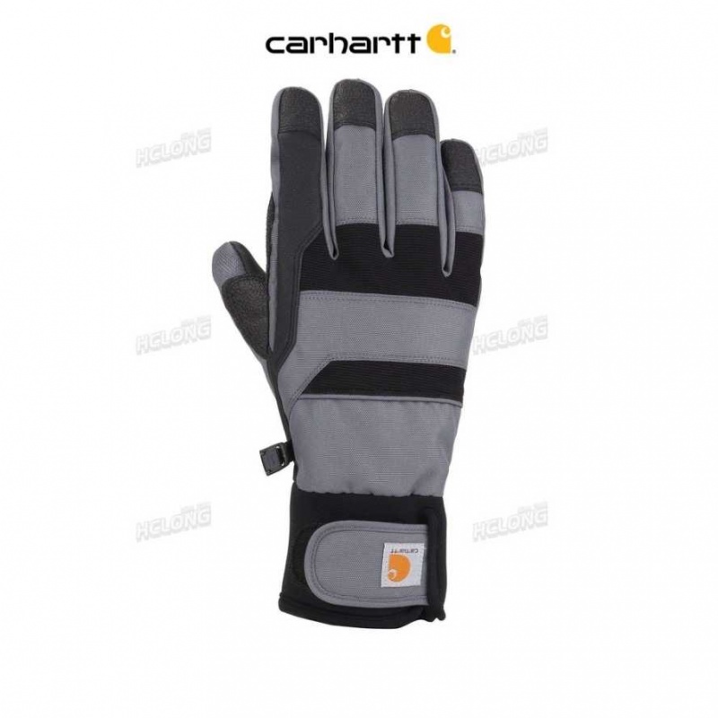 Carhartt Flexer Insulated Glove Mörkgrå Svarta | SE0002515