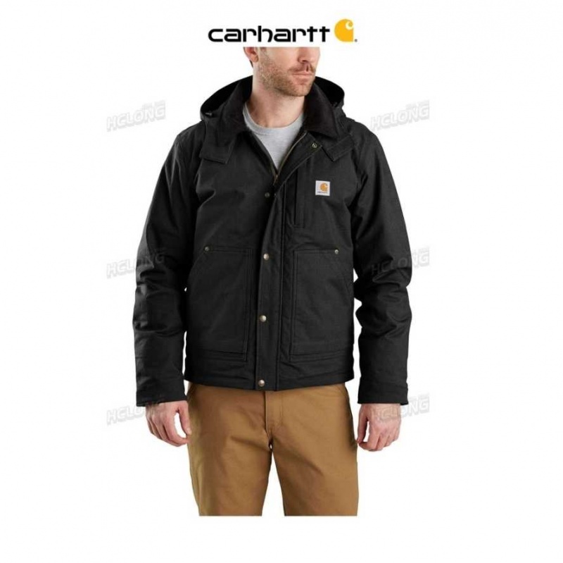 Carhartt Full Swing Relaxed Fit Ripstop Insulated Jacket Svarta | SE0000129