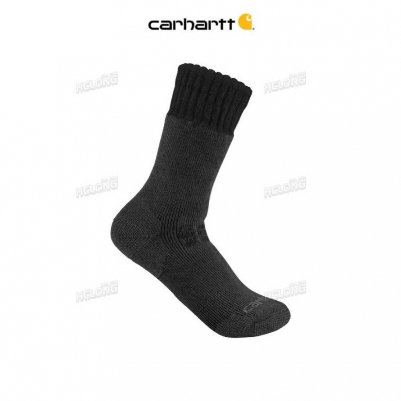 Carhartt Heavyweight Syntetiskt-Ull Blend Boot Sock Svarta | SE0002660