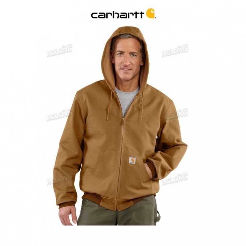 Carhartt Loose Fit Firm Duck Thermal-Fodrade Active Jac Bruna | SE0000211