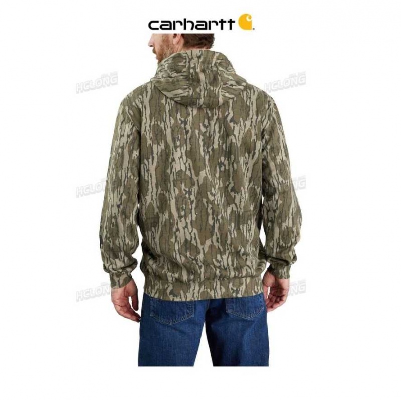 Carhartt Loose Fit Midweight Camo Sleeve Tryck Sweatshirt Camo | SE0000471