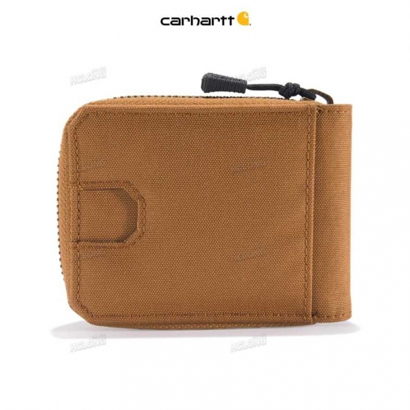 Carhartt NYLON DUCK ZIPPER WALLET Bruna | SE0002846