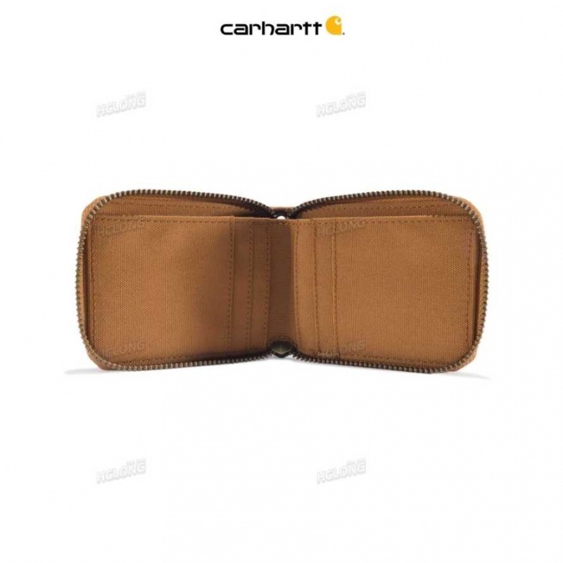 Carhartt NYLON DUCK ZIPPER WALLET Bruna | SE0002846