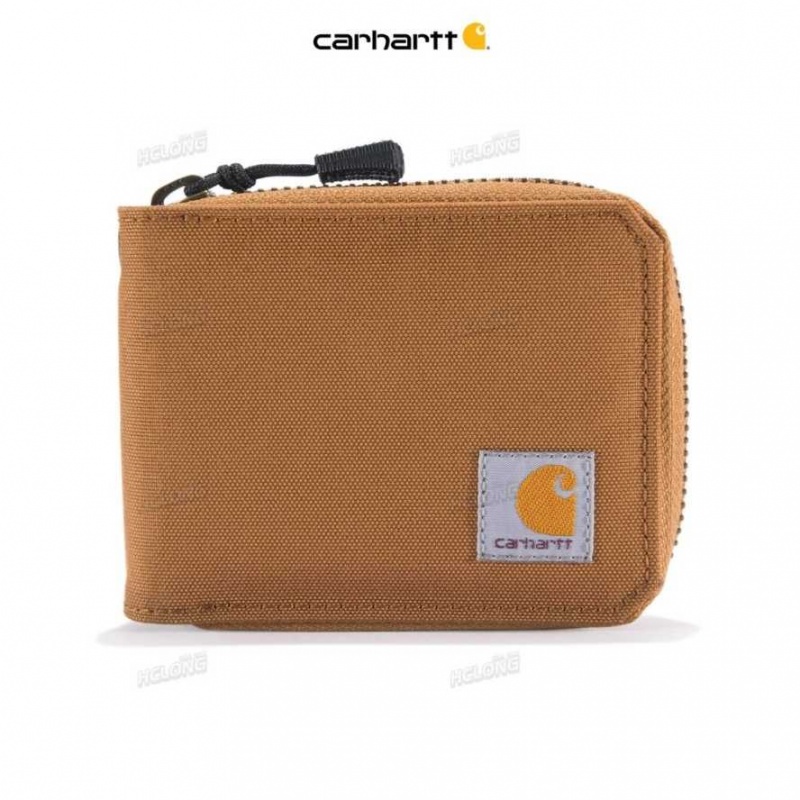 Carhartt NYLON DUCK ZIPPER WALLET Bruna | SE0002846