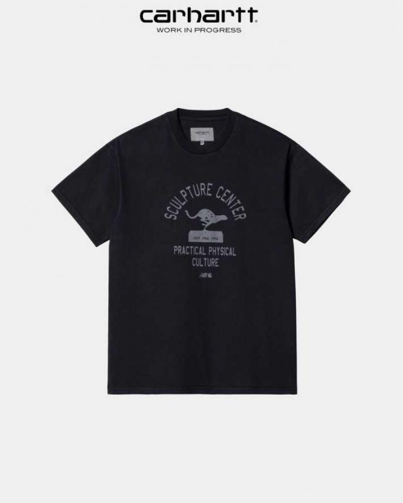 Carhartt New Balance x Carhartt WIP Sculpture Center T-Shirt Mörkmarinblå | SE0000997