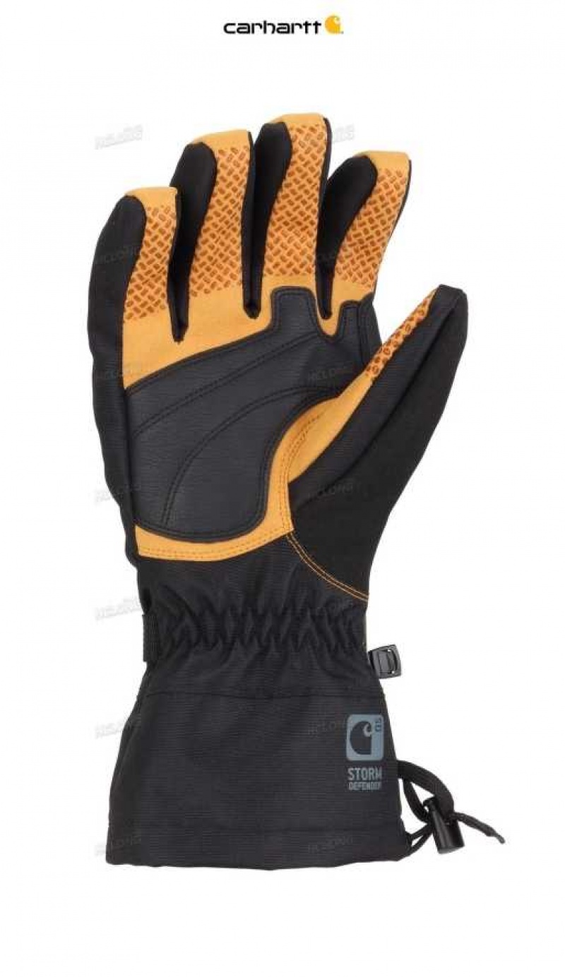 Carhartt Pipeline Insulated Glove Mörkgrå Svarta | SE0002510