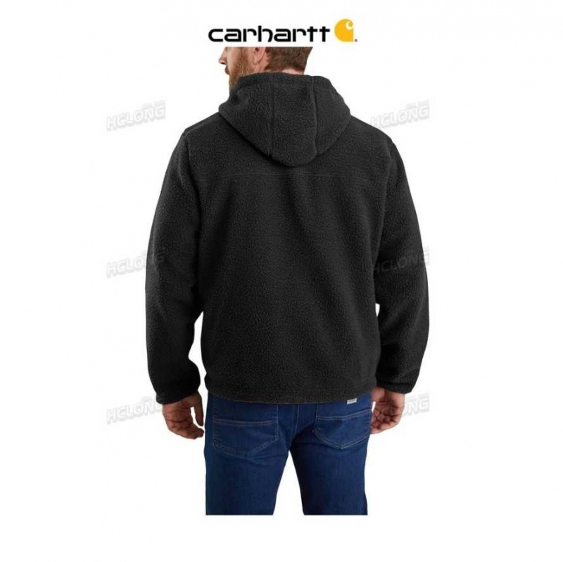 Carhartt Rain Defender Relaxed Fit Fleece Reversible Jacket Svarta Bruna | SE0000186