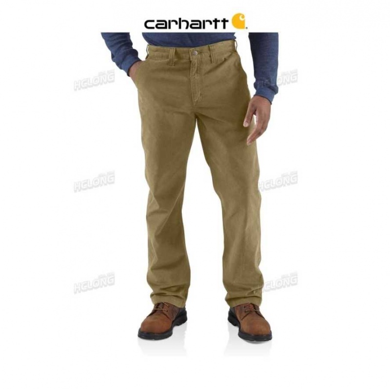 Carhartt Relaxed Fit Twill 5-Pocket Arbets Pant Mörkkhaki | SE0001918