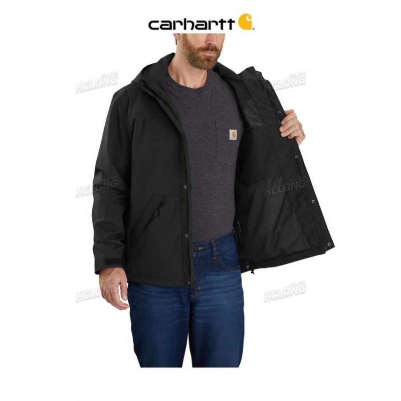 Carhartt Storm Defender Loose Fit Heavyweight Jacket Svarta | SE0000171