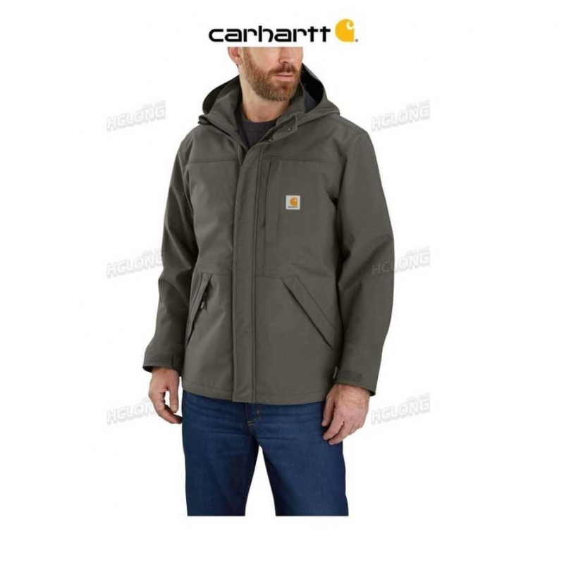 Carhartt Storm Defender Loose Fit Heavyweight Jacket Moss | SE0000172