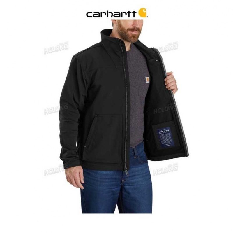 Carhartt Super Dux Relaxed Fit Lätta Mock-Neck Jacket Svarta | SE0000192