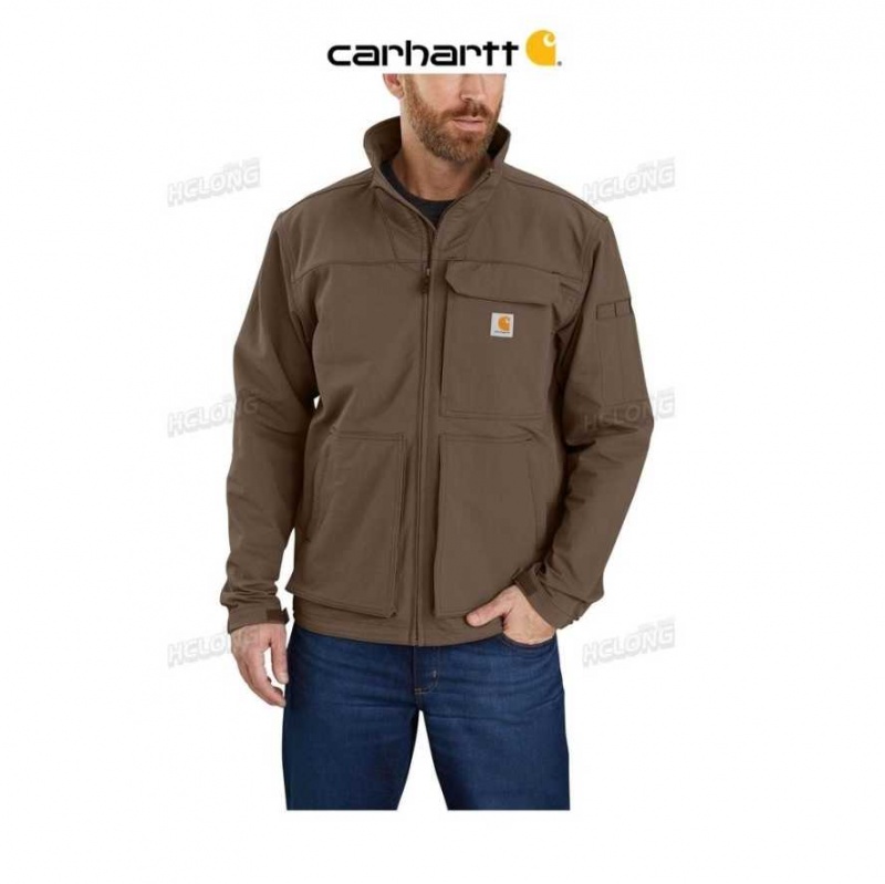 Carhartt Super Dux Relaxed Fit Lätta Mock-Neck Jacket Kaffe | SE0000193