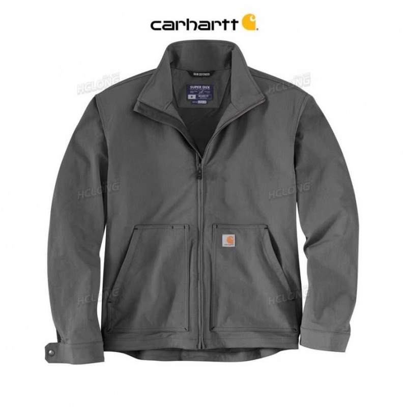 Carhartt Super Dux Relaxed Fit Lätta Soft Shell Jacket Gravel | SE0000206