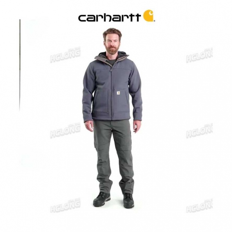 Carhartt Super Dux Relaxed Fit Sherpa-Fodrade Active Jac Kaffe | SE0000189