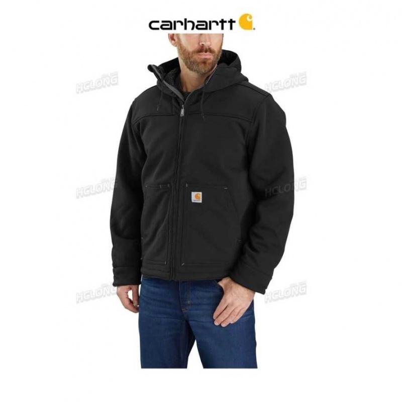 Carhartt Super Dux Relaxed Fit Sherpa-Fodrade Active Jac Svarta | SE0000190