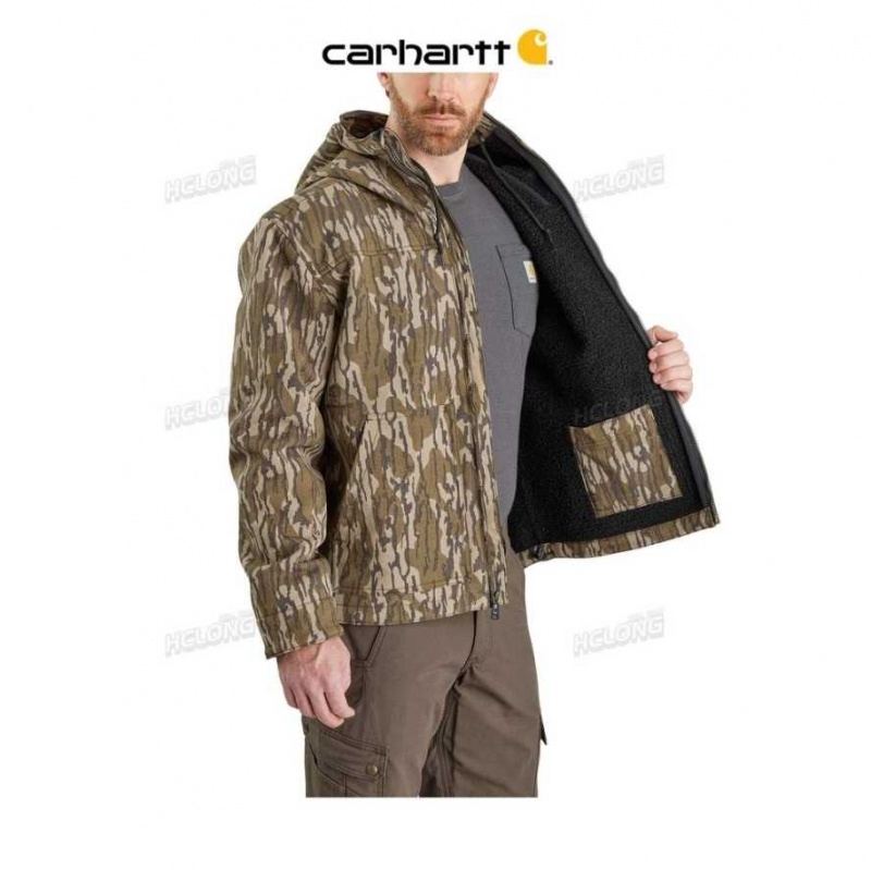 Carhartt Super Dux Relaxed Fit Sherpa-Fodrade Camo Active Jacket Camo | SE0000204