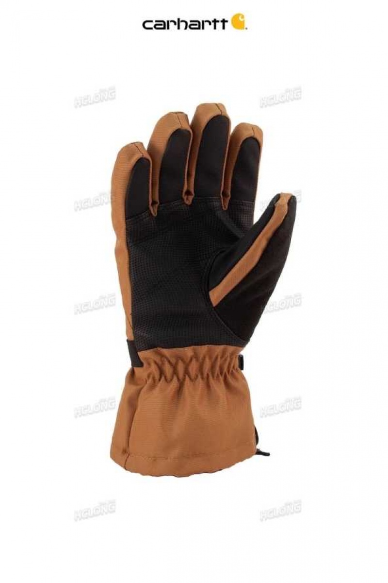 Carhartt Vattentäta Insulated Glove Bruna Svarta | SE0002548