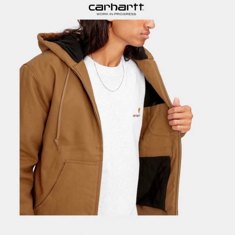 Carhartt Wip Active Jacket (Vinter) Bruna | SE0000005