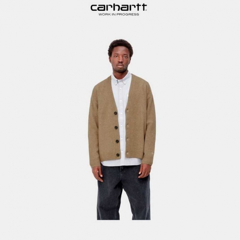 Carhartt Wip Albion Cardigan Jasper Heather | SE0000787