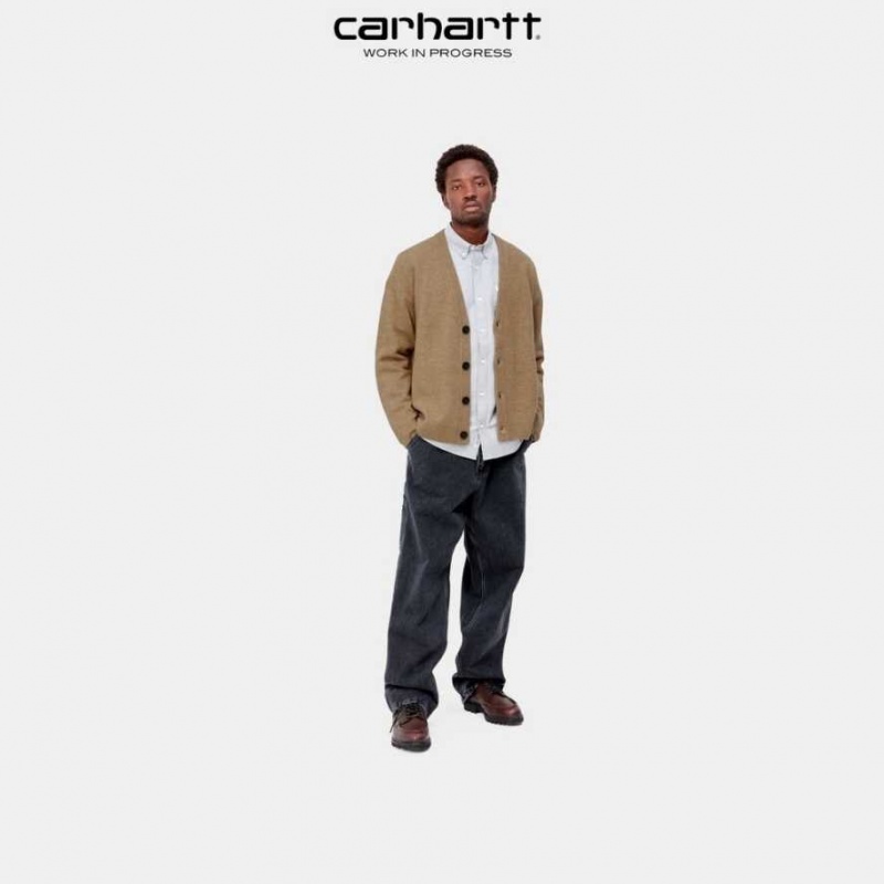 Carhartt Wip Albion Cardigan Jasper Heather | SE0000787