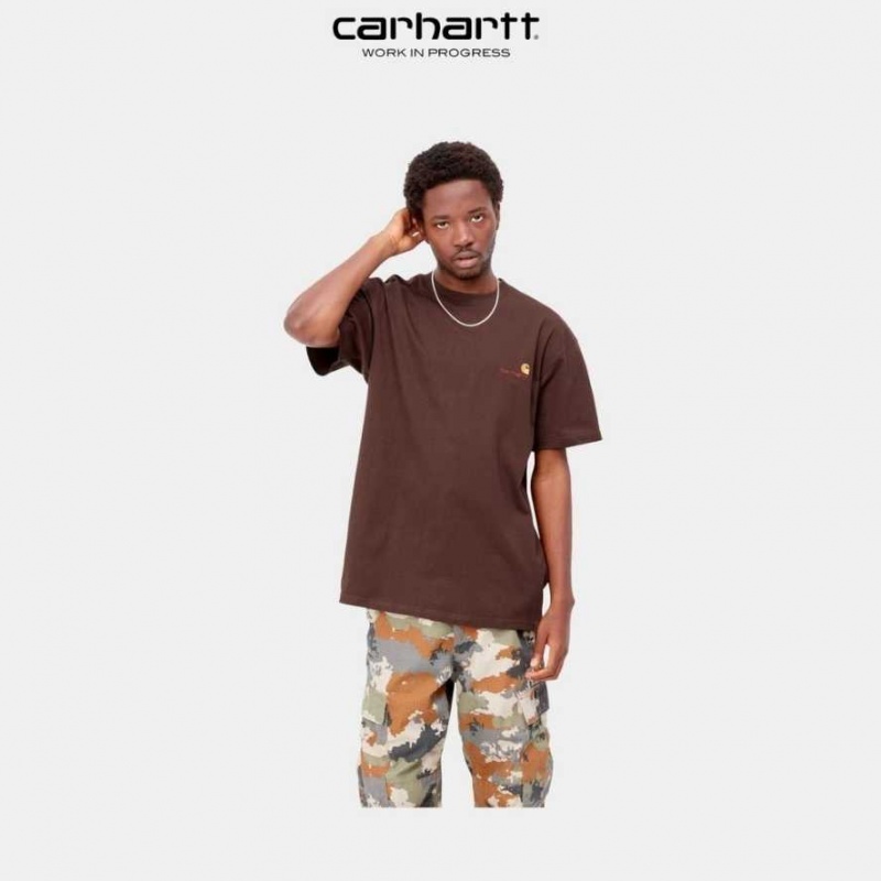 Carhartt Wip American Script T-Shirt Ale | SE0000813