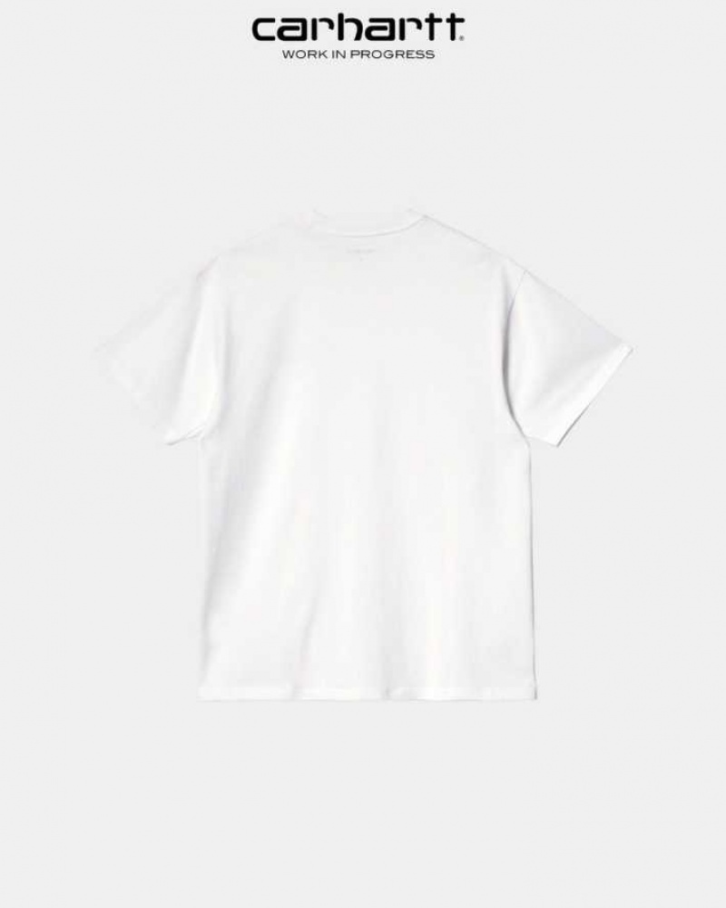 Carhartt Wip American Script T-Shirt Vita | SE0000812