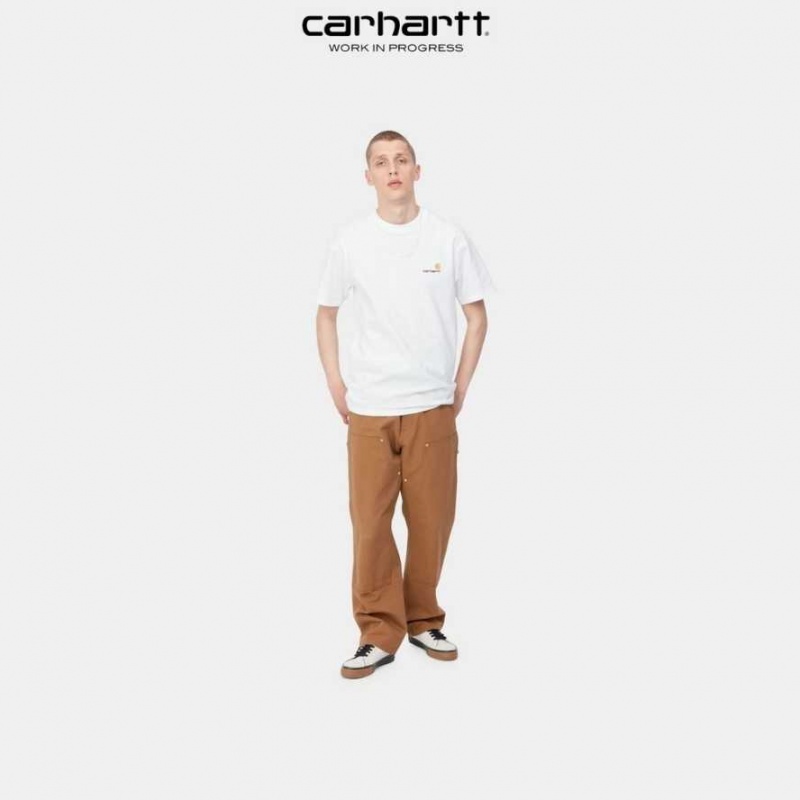 Carhartt Wip American Script T-Shirt Vita | SE0000812