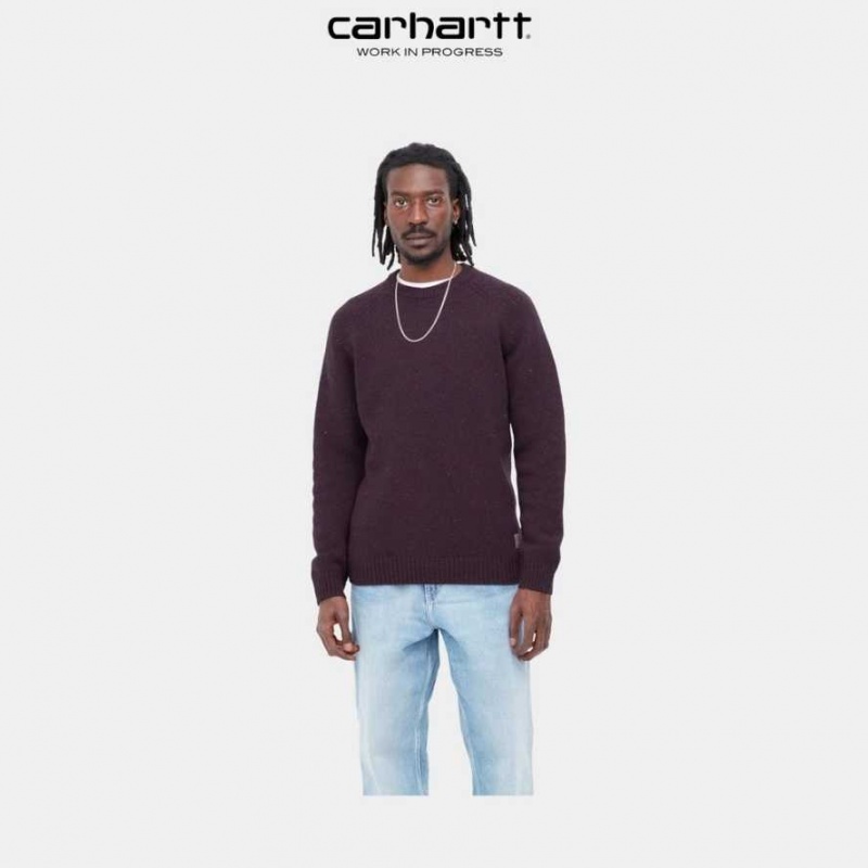 Carhartt Wip Anglistic Tröja Mörk | SE0000793