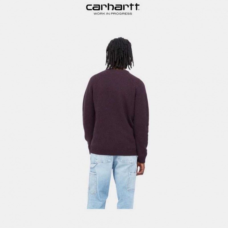 Carhartt Wip Anglistic Tröja Mörk | SE0000793