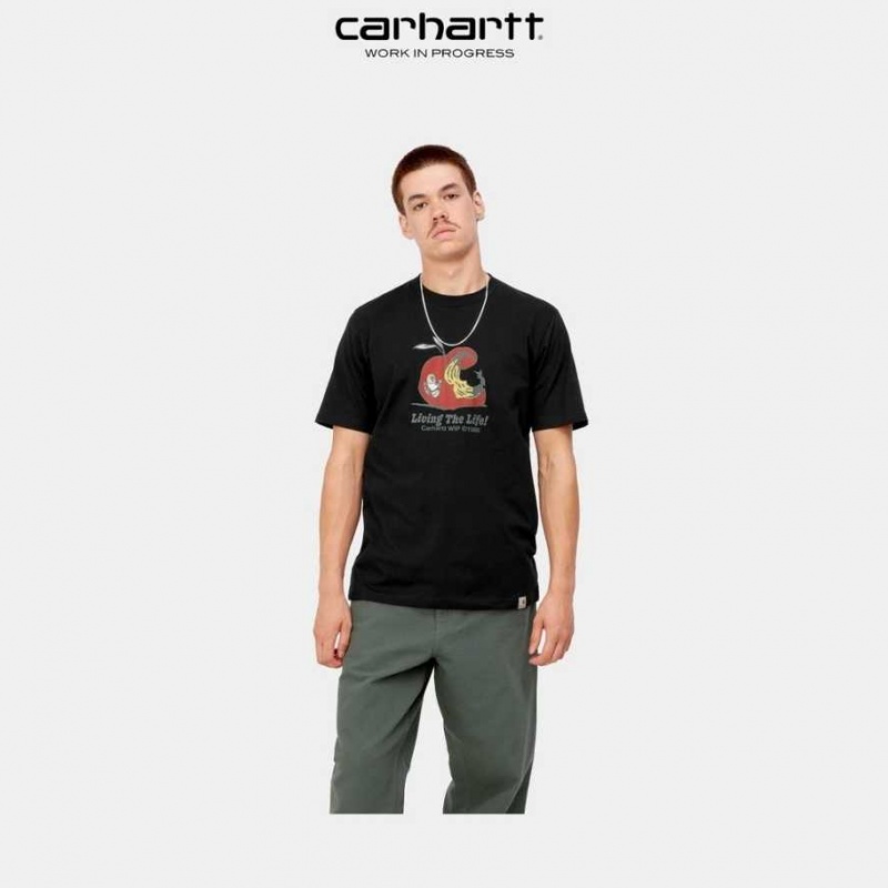 Carhartt Wip Appetite T-Shirt Svarta | SE0000818