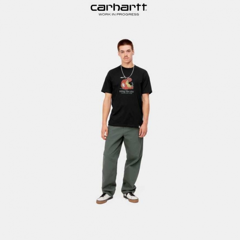 Carhartt Wip Appetite T-Shirt Svarta | SE0000818