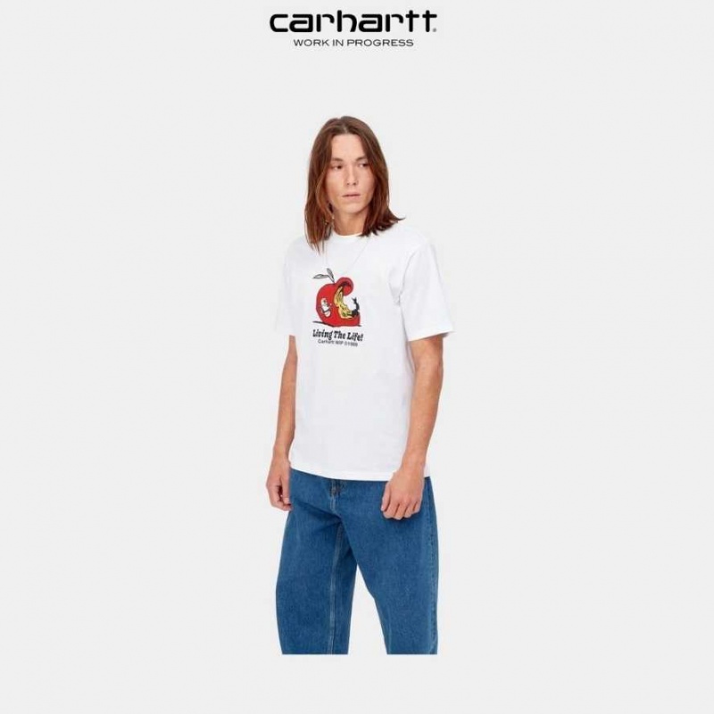 Carhartt Wip Appetite T-Shirt Vita | SE0000819