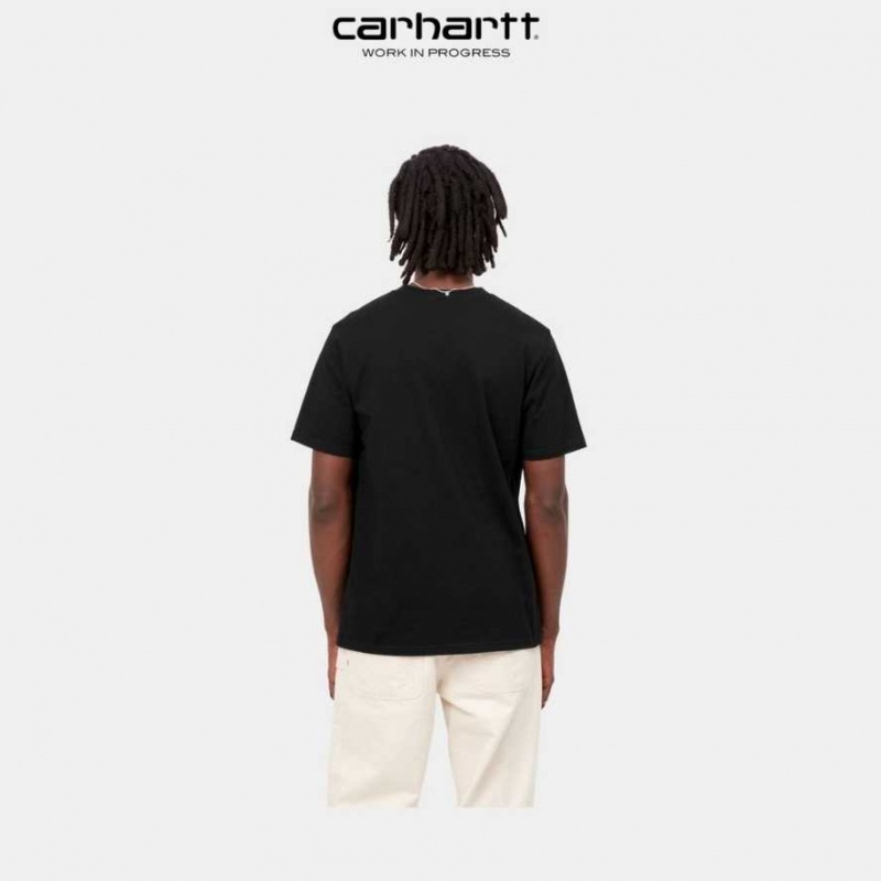 Carhartt Wip Base T-Shirt Svarta | SE0000823