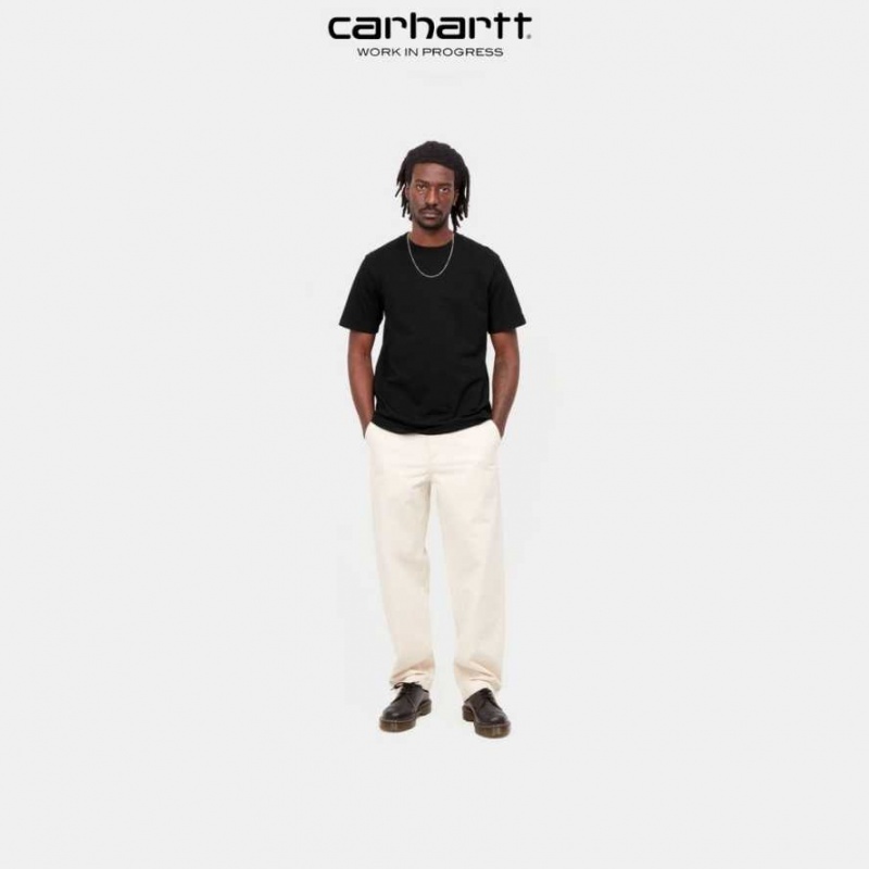 Carhartt Wip Base T-Shirt Svarta | SE0000823