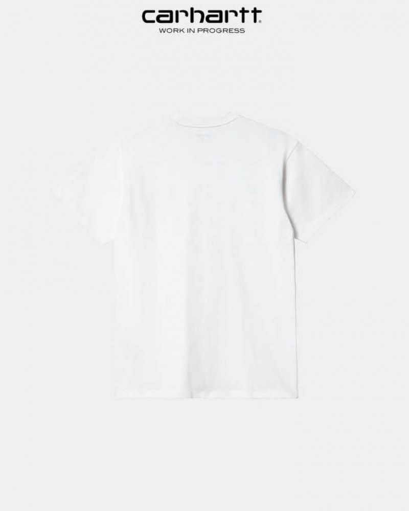 Carhartt Wip Bubble Script T-Shirt Vita | SE0000838