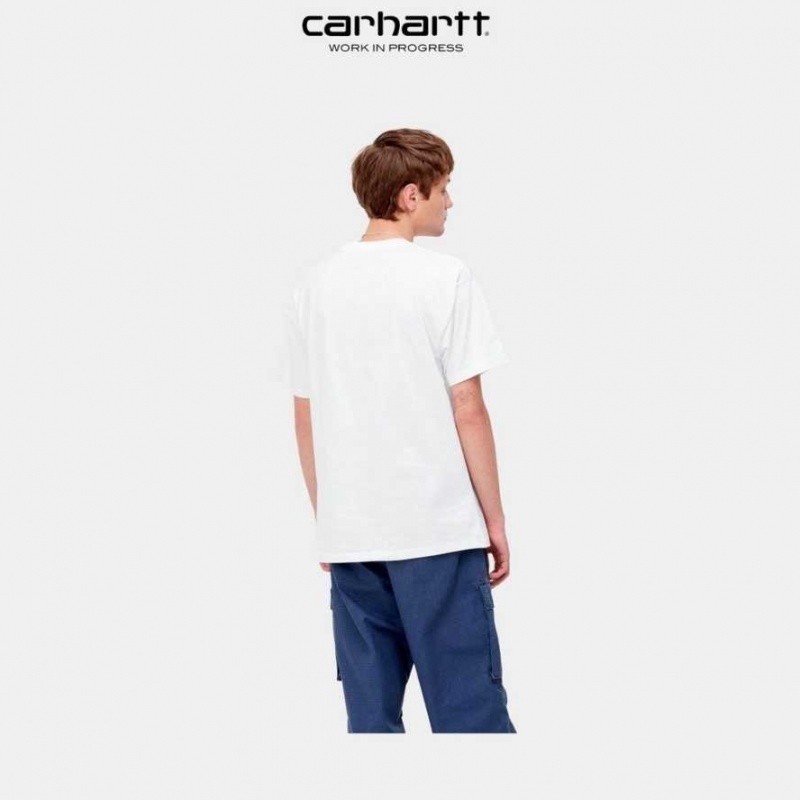 Carhartt Wip Bubble Script T-Shirt Vita | SE0000838