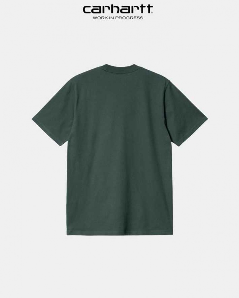 Carhartt Wip Cabin T-Shirt Juniper | SE0000840