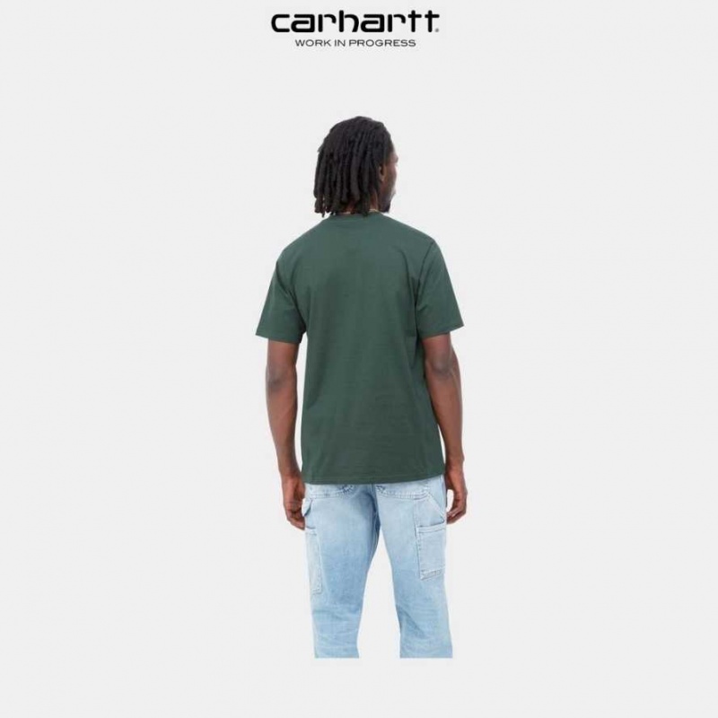 Carhartt Wip Cabin T-Shirt Juniper | SE0000840