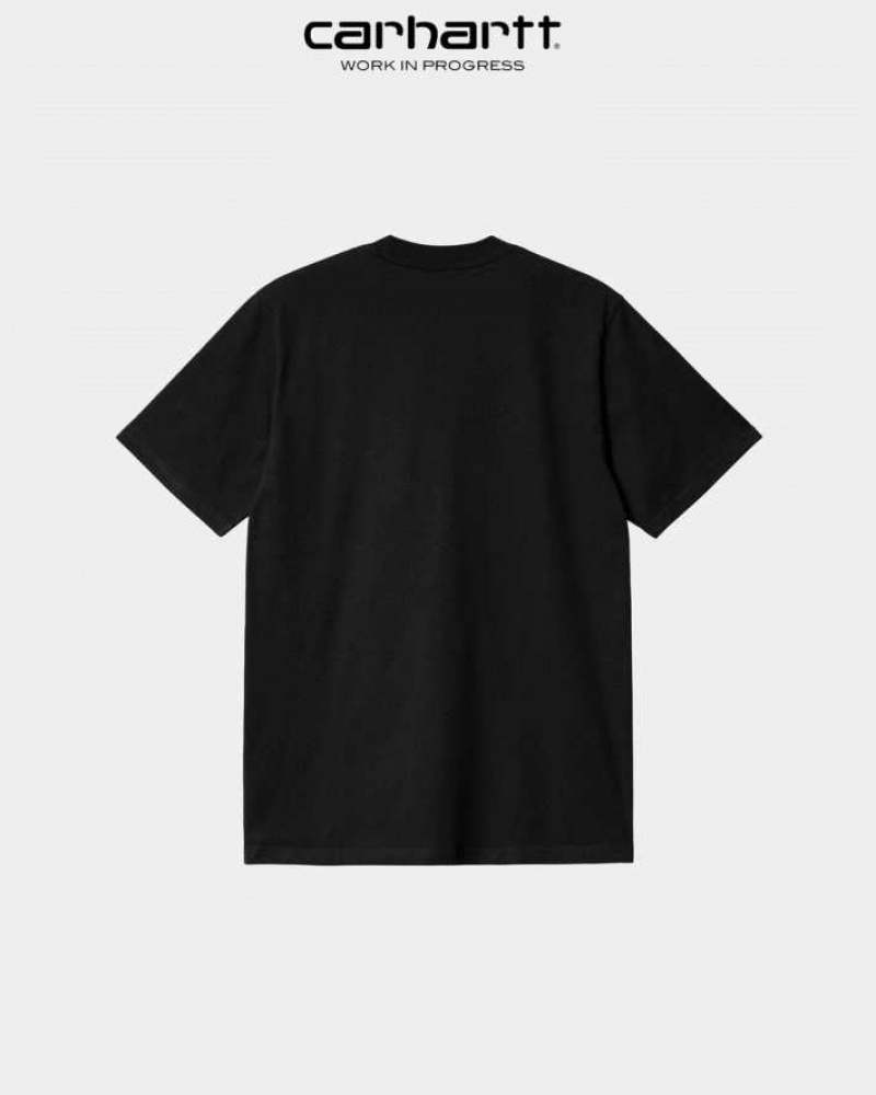 Carhartt Wip Cabin T-Shirt Svarta | SE0000843