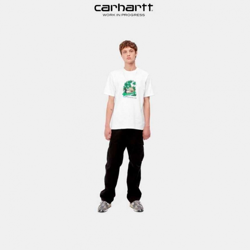 Carhartt Wip Cabin T-Shirt Vita | SE0000842